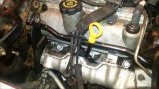 CHANGING SPARK PLUGS AND WIRES GM 3134 V6 [upl. by Noit]