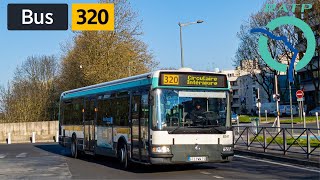 Bus 320 RATP  NoisyleGrand Mont dEst RER  Circulaire Intérieur  4K [upl. by Graniela237]