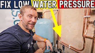 HOW TO FIX LOW WATER PRESSURE  The Salamander Right Pump [upl. by Sioux336]