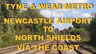 Tyne amp Wear Metro Cab Ride  Newcastle Airport to North Shields [upl. by Eilsel198]