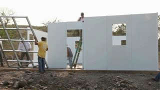 Maison préusinée SocioHabitat montage complet en accéléré [upl. by Fritze]