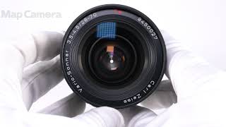 CONTAX コンタックス VarioSonnar T2870mm F3545 MM 良品 [upl. by Ahsiadal]