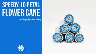 Make a Polymer Clay Flower Cane 🌻 [upl. by Fasano]