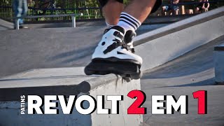 Patins REVOLT 2 em 1 Transforme qualquer Revolt em Revolt Street [upl. by Minnnie]