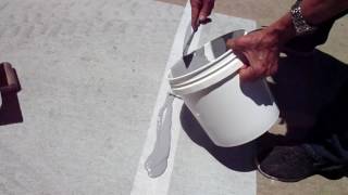 How to install PolyTuff Super Seal Tape Over Concrete [upl. by Barbaraanne]