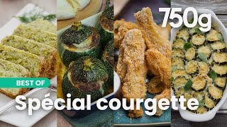 Nos 4 meilleures recettes aux courgettes  750g [upl. by Bergh]