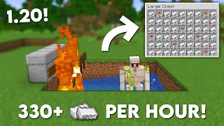 Minecraft 120 Easy IRON Farm Tutorial  330 Per Hour [upl. by Simona96]