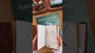 Chanel’s book gives way better instructions than me bookbinding journal asmr shorts [upl. by Truelove]