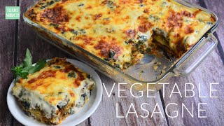 BEST Vegetable Lasagna Recipe [upl. by Nuli263]