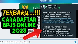 CARA DAFTAR BPJS KESEHATAN ONLINE 2023 TERBARU  5 MENIT LANGSUNG JADI [upl. by Darill]