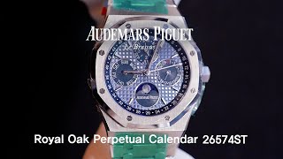 Audemars Piguet Royal Oak Perpetual Calendar 26574STOO1220ST03  Eleven Eleven NY 1111NY [upl. by Malva121]