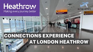 London Heathrow LHR Transfer Experience Terminal 3 to Terminal 5 [upl. by Nnairek]