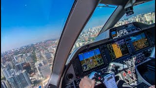 NA CABINE DOS PILOTOS POR 45 MINUTOS  DE CURITIBA PARA SÃO PAULO POUSANDO EM CONGONHAS [upl. by Ahseuqram]