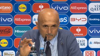 Spalletti dopo SvizzeraItalia 20 «Resto ct Responsabilità mia ho scelto io i calciatori» [upl. by Hadwin906]