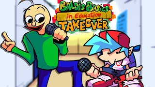 PghLFilms Plays Baldis Basics Takeover in Friday Night Funkin [upl. by Upshaw290]