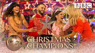 Champions Aston amp Janette lift the Strictly Christmas trophy  BBC Strictly 2018 [upl. by Cilo]