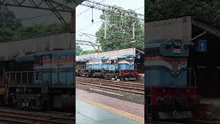 Wait For Chug  Derated Alco chugging at Karjat JN train centralrailway karjat [upl. by Dranrev]