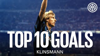 TOP 10 GOALS  KLINSMANN ⚫🔵🇩🇪 [upl. by Picco940]