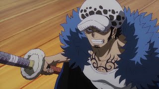 Blackbeard Pirates Vs Law  Devil Fruit Reveals English Sub [upl. by Fulcher]