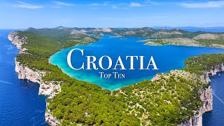 Top 10 Places To Visit in Croatia  Travel Guide [upl. by Mckay]