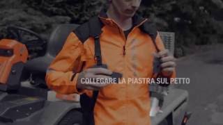 Decespugliatore Husqvarna come regolare la cinghia Balance 35 [upl. by Akimot]