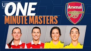 One Minute Masters ARSENAL  UWCL [upl. by Vaughan]