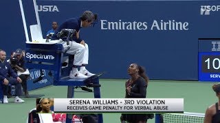 Tennis Channel Live Naomi Osaka defeats Serena Williams In Dramatic US Open Final [upl. by Norita]