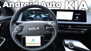 New Kia Android Auto Demonstration Multimedia System 2022 [upl. by Bal111]