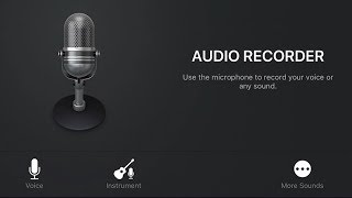 Audio Recorder  Recording Using Microphone in GarageBand iOS iPhoneiPad  Quick Jam 29 [upl. by Xonk]