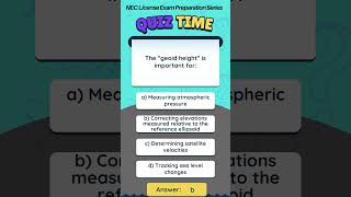 Geodesy QUIZ Part 3  NEC License Exam Preparation Series  engineeringlicensepreparation [upl. by Jamil555]