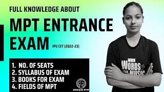 MPT entrance exam  exam syllabus  no of seats amp branches of MPT mpt physioaim cetexam [upl. by Millford]