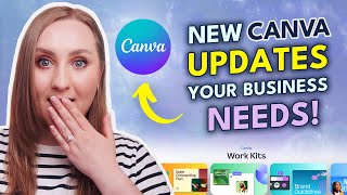 New Canva Updates to SKYROCKET YOUR BUSINESS  Templates Tools  MORE [upl. by Mcevoy]