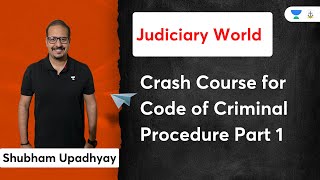 Crash Course for Code of Criminal Procedure Part 1  Judiciary Exams  Shubham Upadhyay [upl. by Elihu]