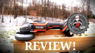 RIDGID OCTANE 412quot Angle Grinder REVIEW Brushless R86042B toolreviews RIDGID ridgidtools [upl. by Sudoeht]