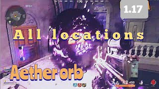 Outbreak  ALL LOCATIONS of the AETHER ORB Cold War Zombies BO [upl. by Enenaej]