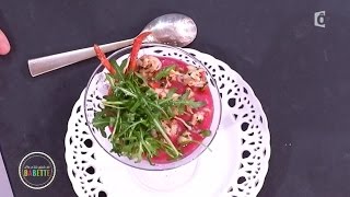 Recette de mousse de betterave et effiloché de homard [upl. by Ahseel800]