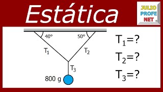 PROBLEMA DE ESTÁTICA [upl. by Asilav]