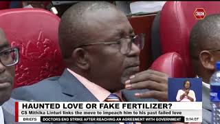 CS Mithika Linturi links the move to impeach him to his past failed love [upl. by Norrab]