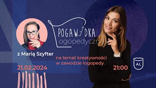 Pogawędka logopedyczna z Marią Szyfter [upl. by Alyad]