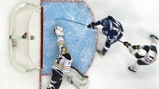 Neuvirth stretches out for a spectacular save [upl. by Saudra966]