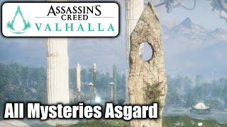 Assassins Creed Valhalla  Asgard all Mystery Locations and Solutions [upl. by Barden]