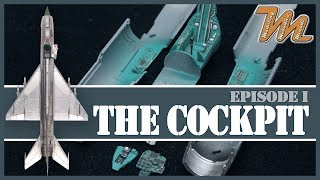 172 Mig21 MF video build series  episode one  The cockpit [upl. by Melac292]