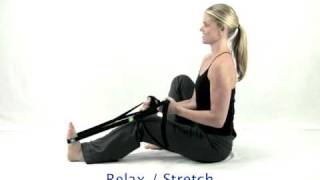 TheraBand Stretch Strap  Multiple Stretches [upl. by Beckie]