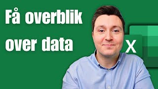 Arbejd effektivt med data i Excel datahåndtering for begyndere [upl. by Vinn]