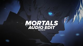 warriyo  mortals edit audio ft laura brehm [upl. by Bratton748]