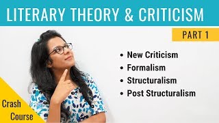 Literary Theory amp Criticism Crash Course for UGC NET English Part 1 [upl. by Petrina]