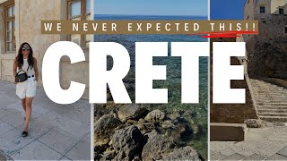 CRETE was FULL OF SURPRISES we NEVER EXPECTED Crete Greece Vlog [upl. by Waki]