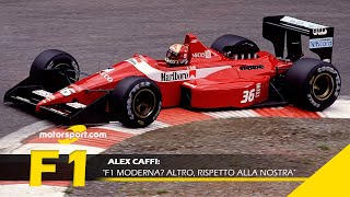 Caffi quotF1 moderna Altro sport rispetto alla nostraquot [upl. by Conner]