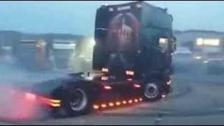 Scania v8 sound drifting [upl. by Nlyak]