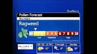 TWN Pollen Forecast  June 24th 2012 [upl. by Aina]